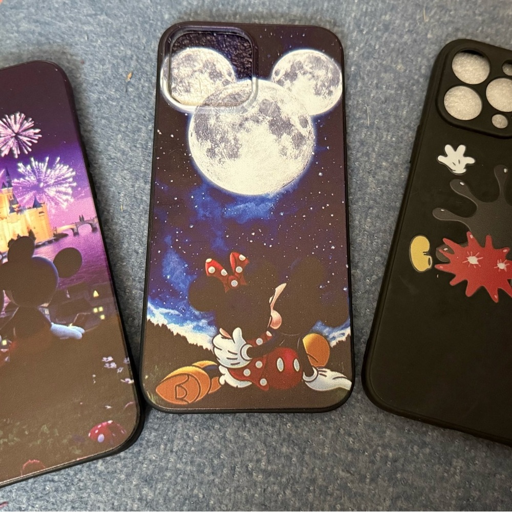 Disney Themed iPhone 13 Pro Max Case - Black